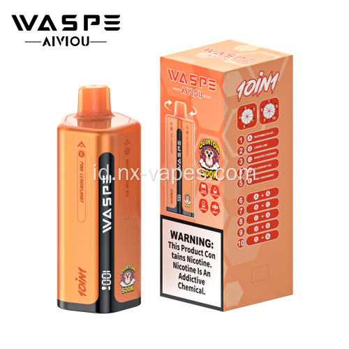 Waspe 500k puff 10in1 Vape sekali pakai EU